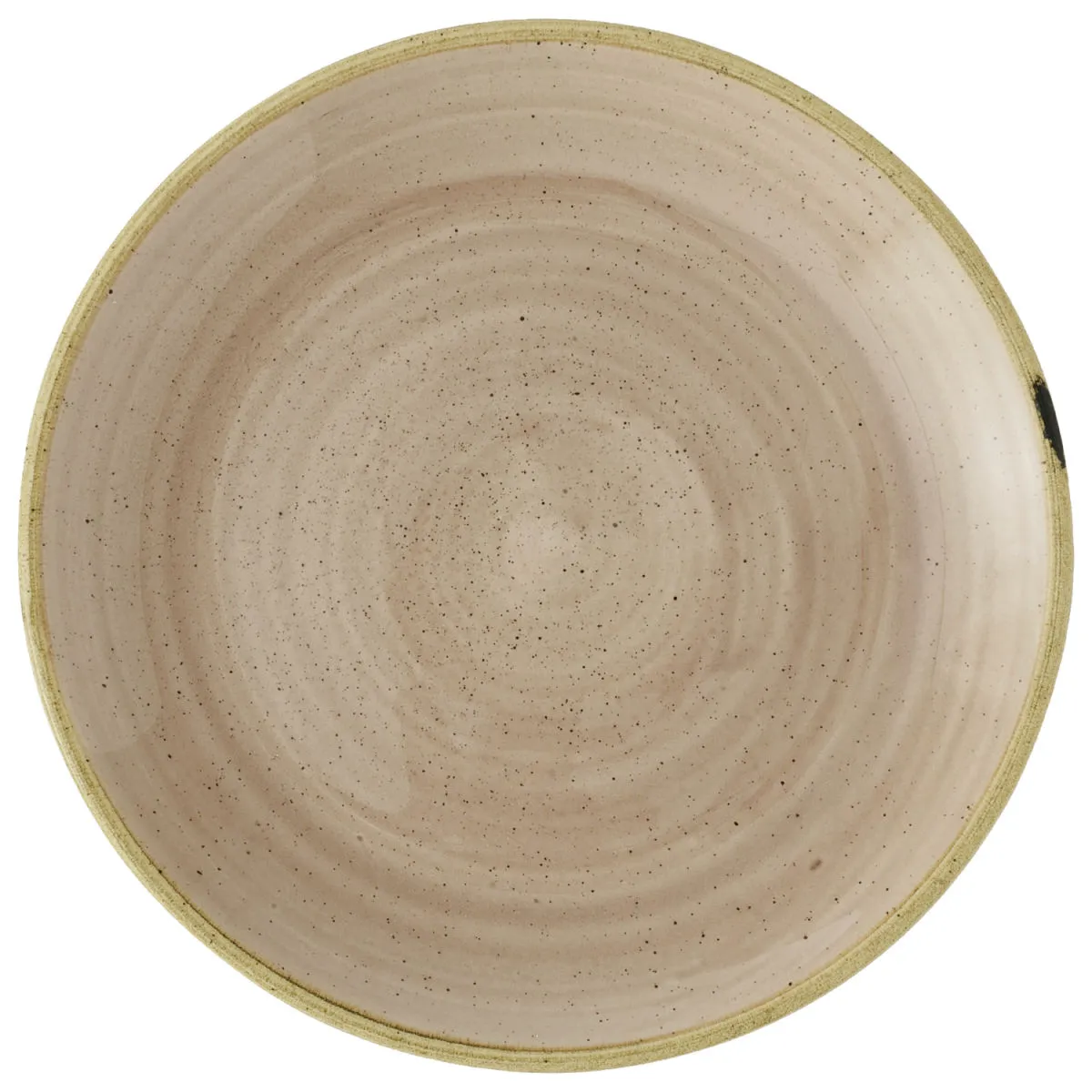 12x Churchill Piatto piano coupe Stonecast Truffle; 16.5 cm (Ø); marrone chiaro/marrone; rotonda; 12 pz. / Pacco - immagine 1