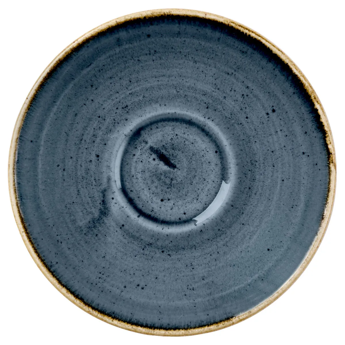 12x Churchill Piattino per espresso Stonecast Blueberry; 11.8 cm (Ø); blu/marrone; 12 pz. / Pacco - immagine 1
