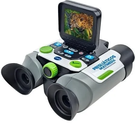 Binocolo VTech Nature and Adventure 10x21 con schermo a colori da 2,4" e telecamera per visione notturna - immagine 1