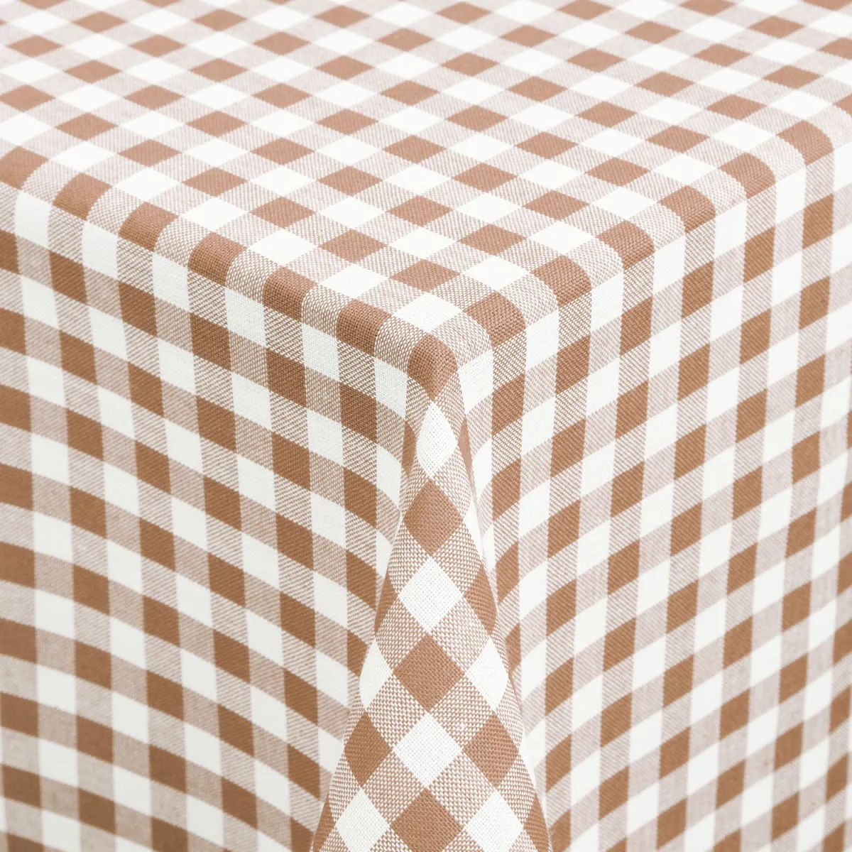ERWIN M. Tovaglia Rustica; 130x130 cm (LxL); beige/bianco; quadrata - immagine 1