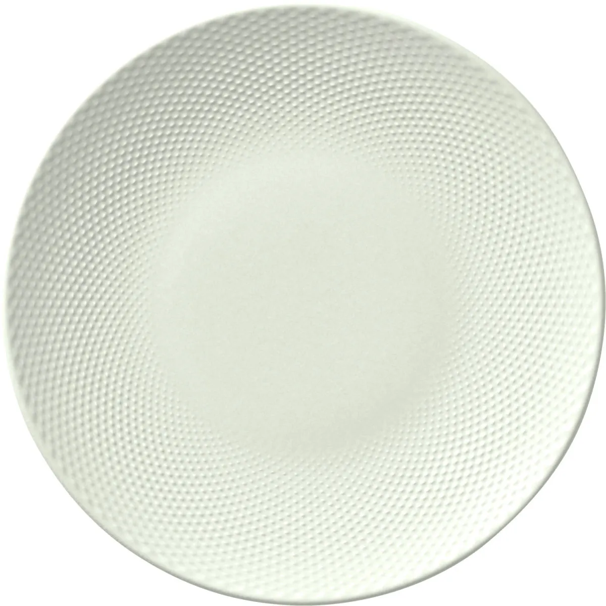 6x HEART&SOUL Piatto piano Pine Relief rotondo coup; 28x3 cm (ØxH); bianco crema; rotonda; 6 pz. / Pacco - immagine 1