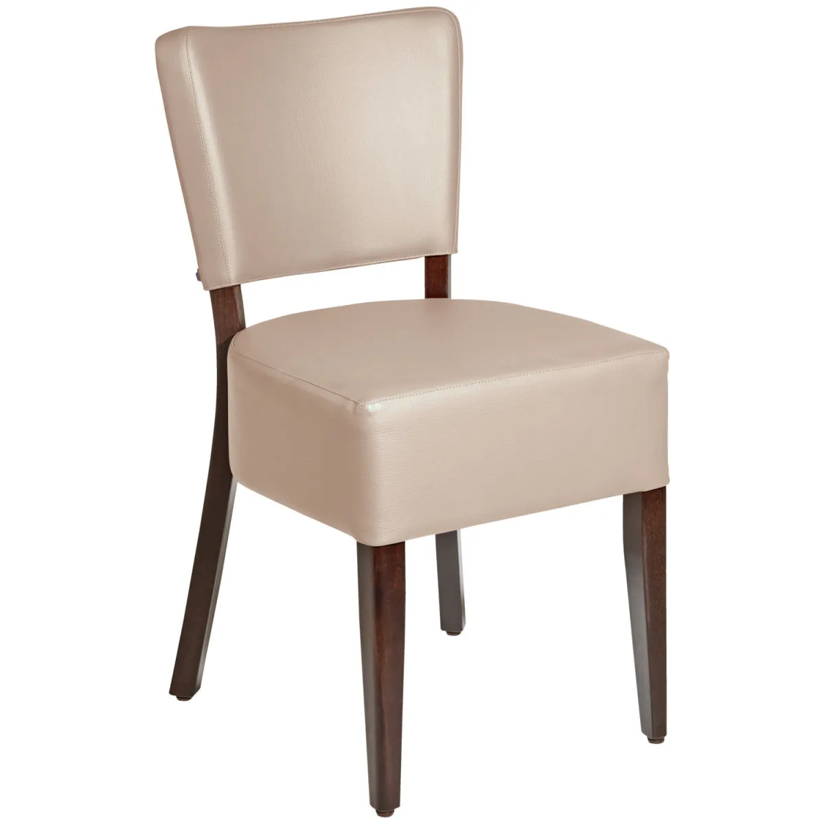 2x PULSIVA Sedia Prestige; 45x50x82 cm (LxPxH); seduta beige, struttura noce; 2 pz. / Pacco - immagine 1