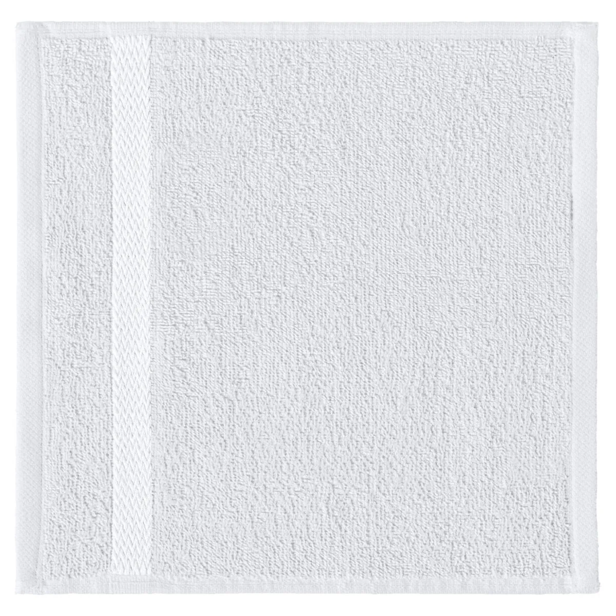 5x PULSIVA Lavetta bagno in spugna Capri; 30x30 cm (LxL); bianco; 5 pz. / Pacco - immagine 1
