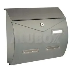 Cassetta posta maxi con tettuccio (37,5x11x31cm) Argento BUSTAAR - immagine 1