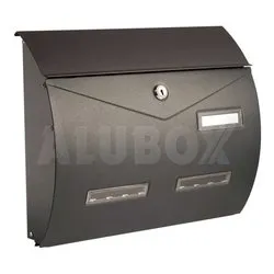 Cassetta posta maxi con tettuccio (37,5x11x31cm) Grigio ghisa BUSTAGH - immagine 1