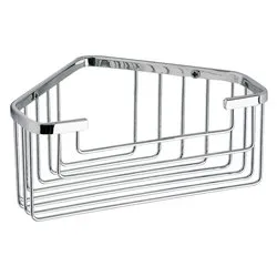 Porta oggetti box doccia angolare a vite (20x15,1x8cm) AUGUSTUS Cromo lucido 248313 - immagine 1