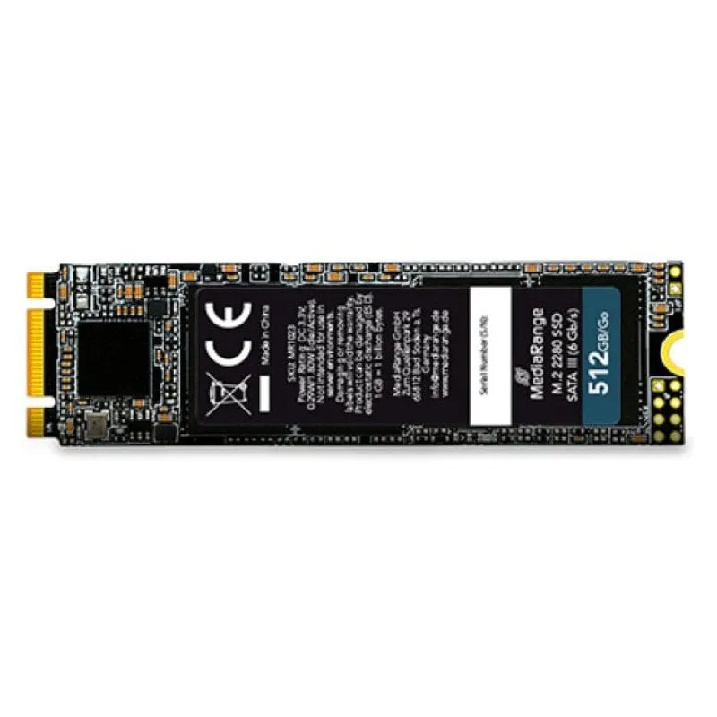 SSD Mediarange MR1023 da 512 GB, 535 MB/s, M.2 SATA 3.1 - immagine 1