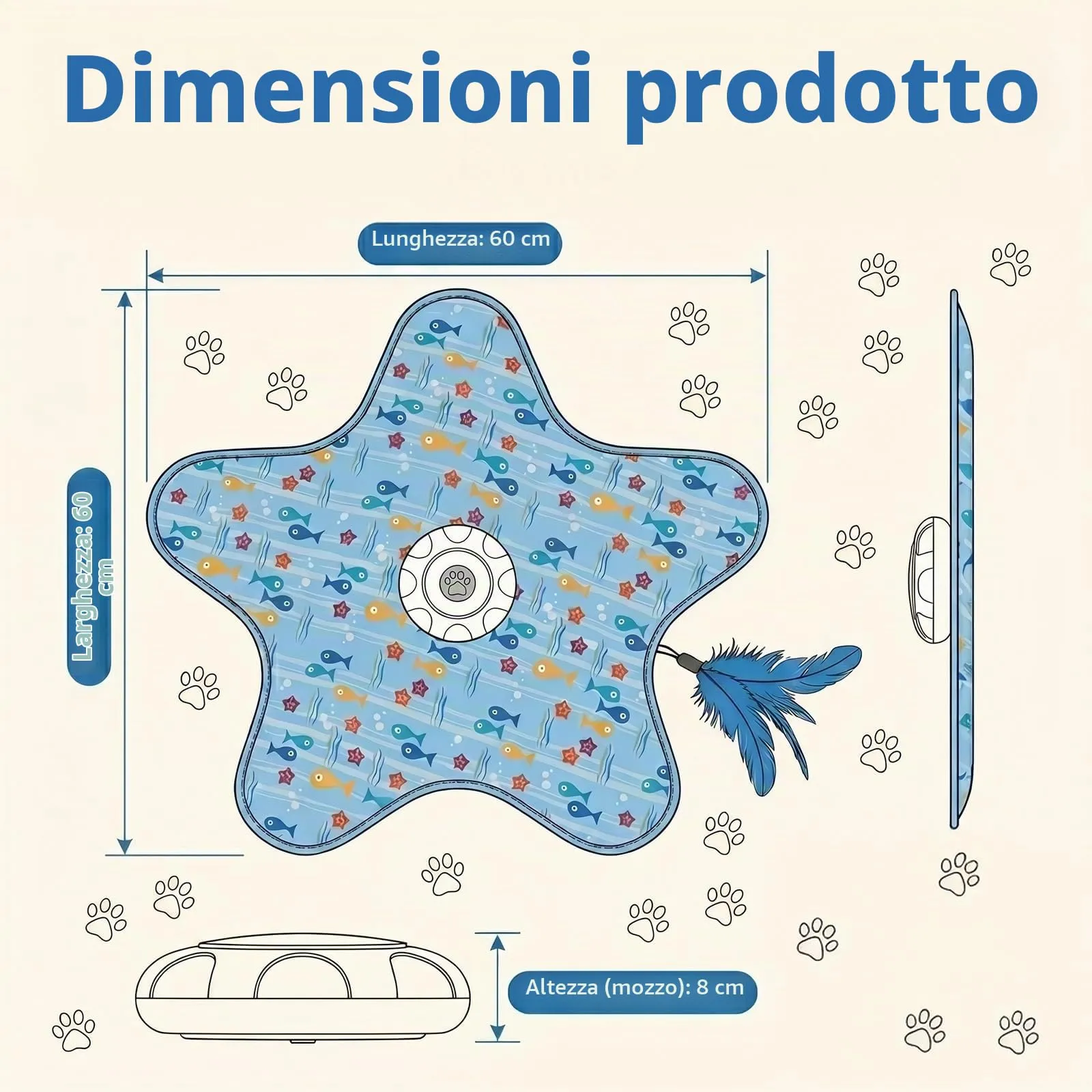 Giochi Interattivi per Gatti, Gioco Gatto Ricaricabile via Usb con Canto Degli Uccellini, Giochi per Gatti Elettrico con 3 Modalità, Gioco Interattivo Gatto per Gatti Domestici, Gattini e Gatti Adult - immagine 3