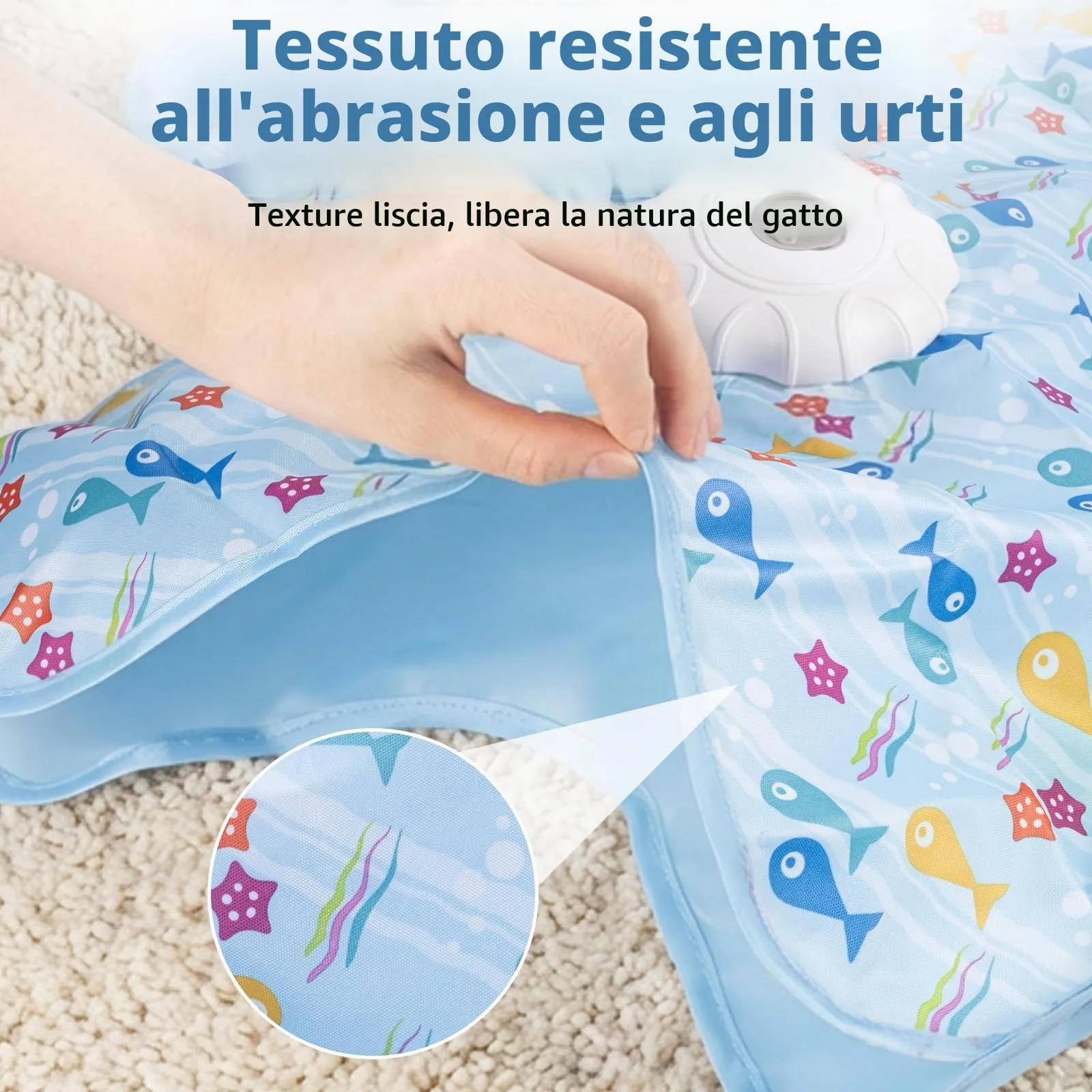 Giochi Interattivi per Gatti, Gioco Gatto Ricaricabile via Usb con Canto Degli Uccellini, Giochi per Gatti Elettrico con 3 Modalità, Gioco Interattivo Gatto per Gatti Domestici, Gattini e Gatti Adult - immagine 6