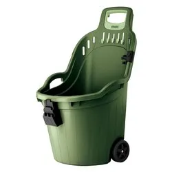 Carriola Multiuso (50Lt) HELPY plastica Verde PF76210 - immagine 1