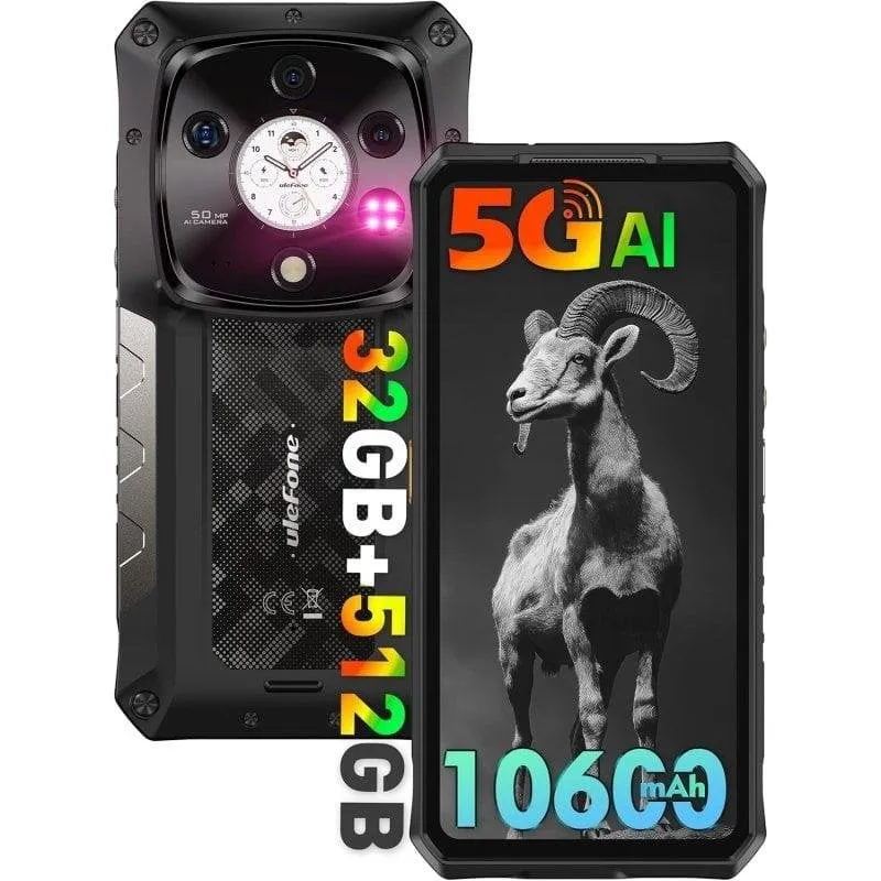 Ulefone Armor 28 Pro 5G 32GB 512GB 6.67" Nero - immagine 1