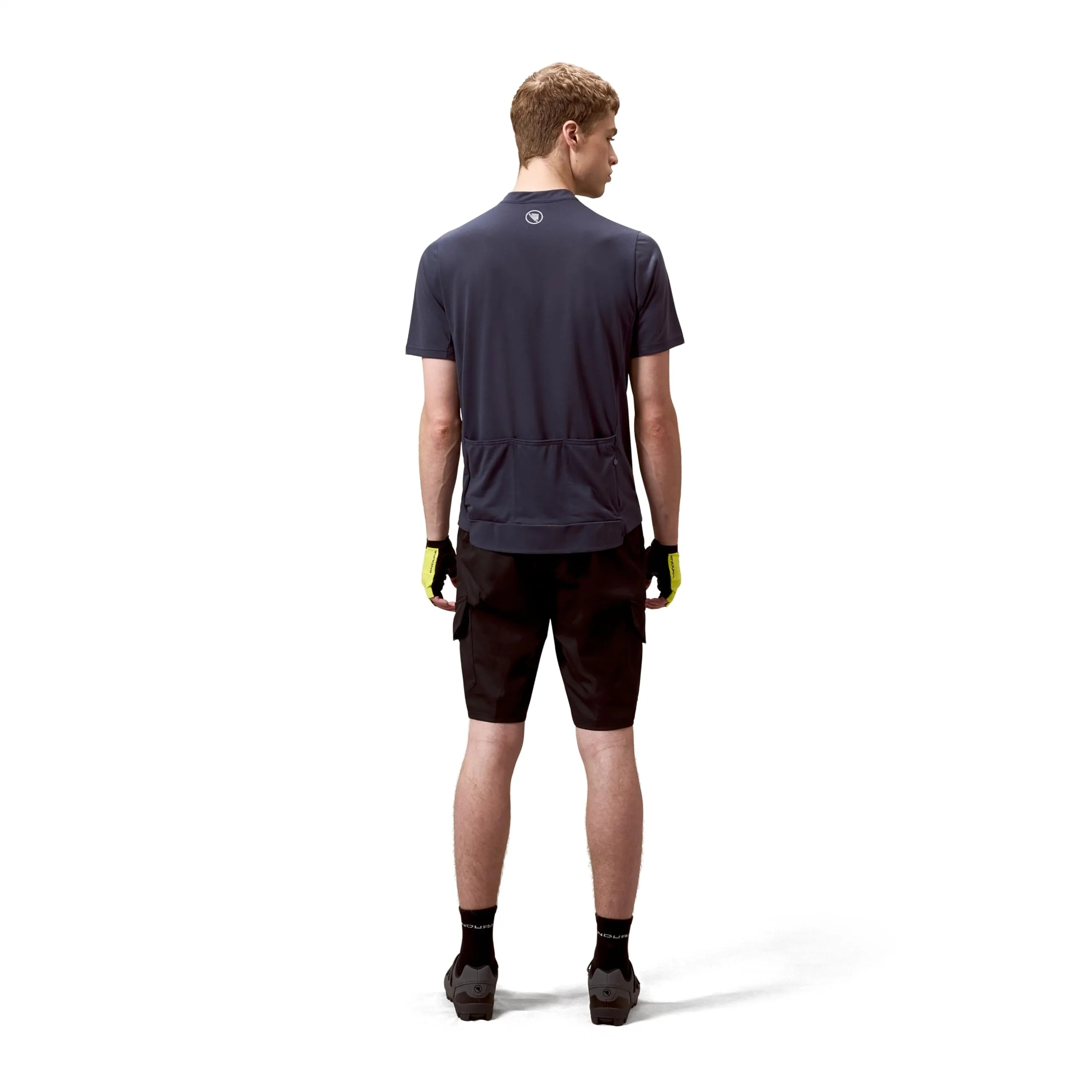 Endura Loop Zipped - Maglietta a maniche corte da uomo, Grigio carbone, G - immagine 3