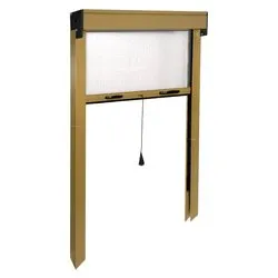 Zanzariera porta avvolgibile verticale (140 cm x h. 240 cm) Bronzo IART5365 - immagine 1
