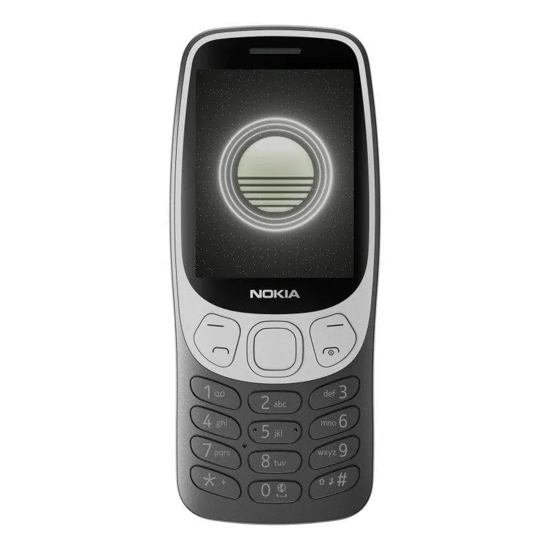 Telefono Nokia 3210 Dual SIM Schermo 2.4" Fotocamera 2MP Bluetooth Radio FM Nero - immagine 1
