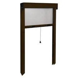 Zanzariera porta avvolgibile verticale (140 cm x h. 240 cm) Marrone IART5360 - immagine 1
