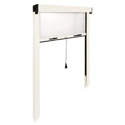 Zanzariera porta avvolgibile verticale (140 cm x h. 240 cm) Bianco IART5359 - immagine 1