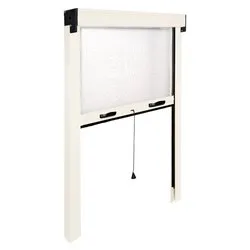 Zanzariera finestra avvolgibile verticale (80 cm x h. 160 cm) Bianco IART5331 - immagine 1