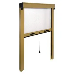 Zanzariera finestra avvolgibile verticale (100 cm x h. 160 cm) Bronzo IART5337 - immagine 1
