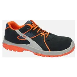 Scarpe antinfortunistica basse S1P SRC (taglia 40 ) STATION Nero e Arancio 35055N40 - immagine 1