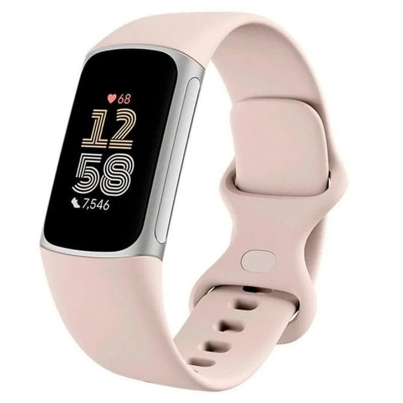 Bracciale attività Fitbit Charge 6 AMOLED GPS NFC Bluetooth Beige 7 giorni sensore cardiaco avanzato - immagine 1