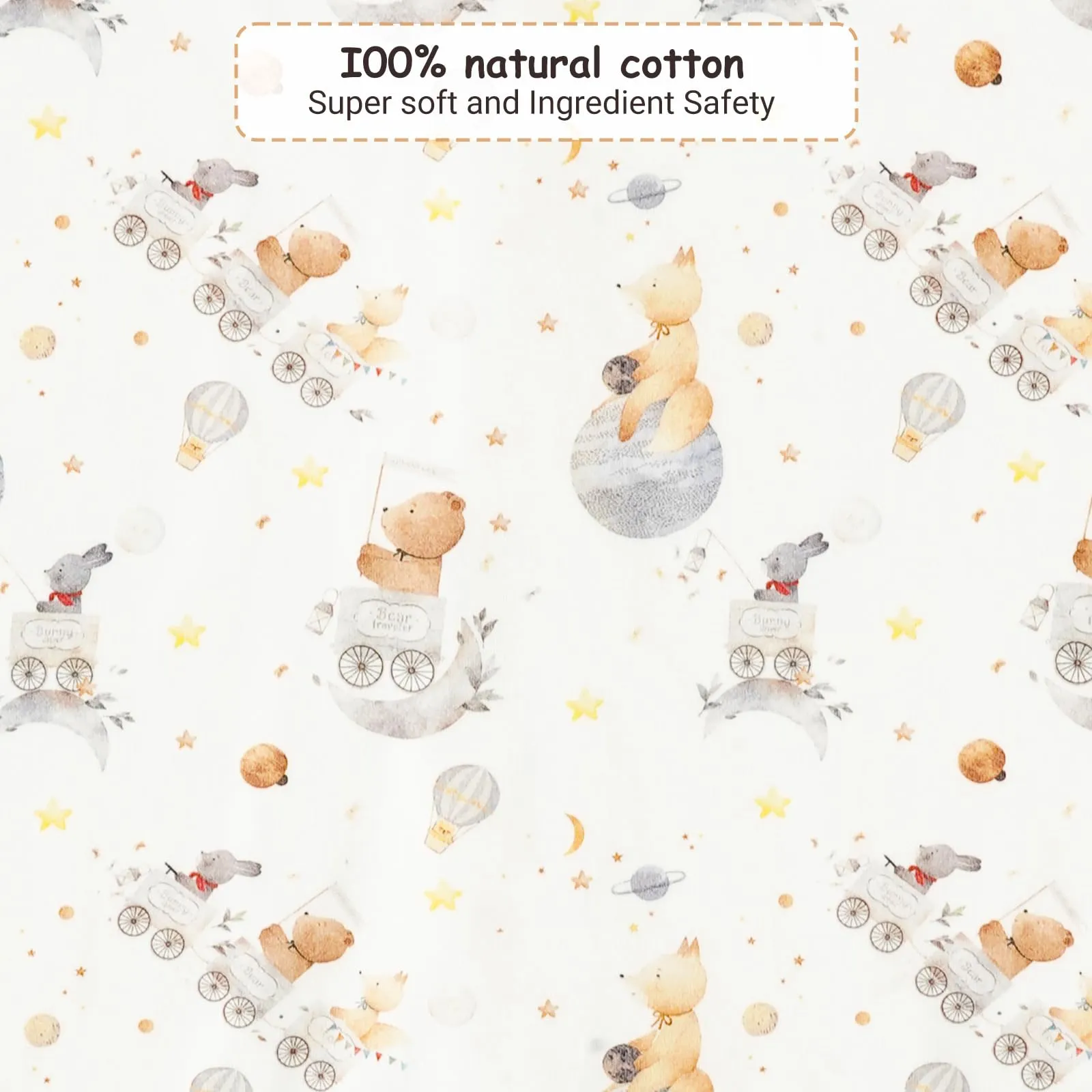 WYTbaby Confezione da 2 sacchi nanna con gambe, polsini pieghevoli, coperta indossabile in 100% cotone, sacco a pelo Walker, cerniera frontale, 4-6 years - immagine 3