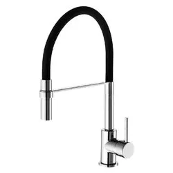 Miscelatore lavello doccetta estraibile WINTER Cromo e Nero SCARUB0703NE - immagine 1