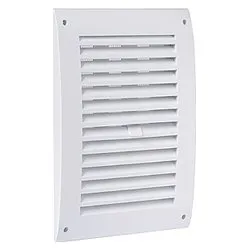 Griglia ventilazione (17x25cm) fissaggio con viti Bianco SP0003GR - immagine 1