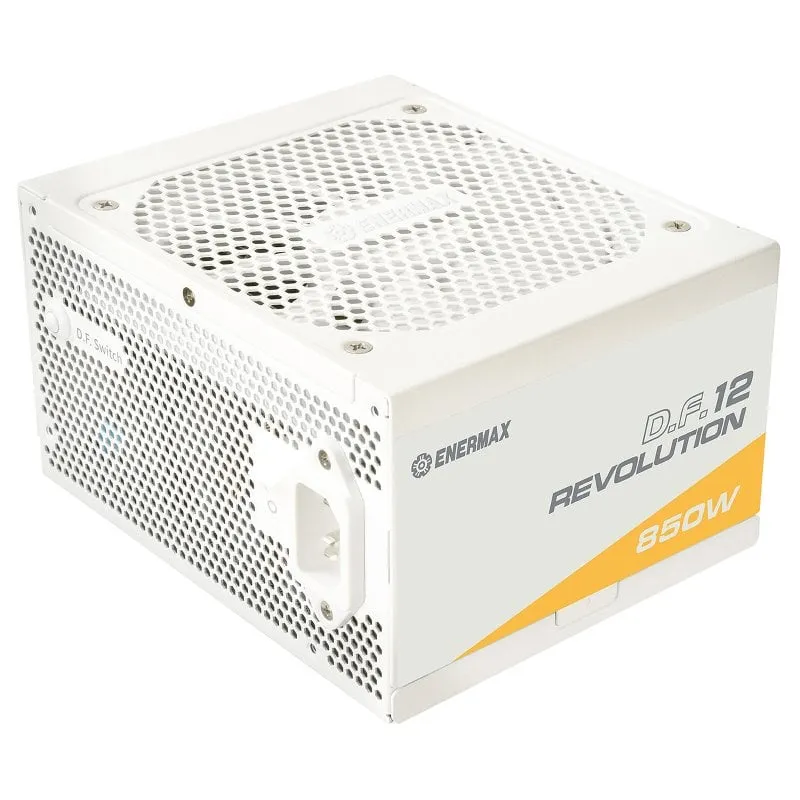 Alimentatore Enermax 850W 80PLUS Gold Revolution D.F.12 con extra modulari, bianco - immagine 1