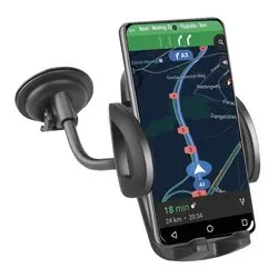 Supporto auto smartphone FREEWAY Windshield Dashboard 360 Black TE0UCH20W - immagine 1