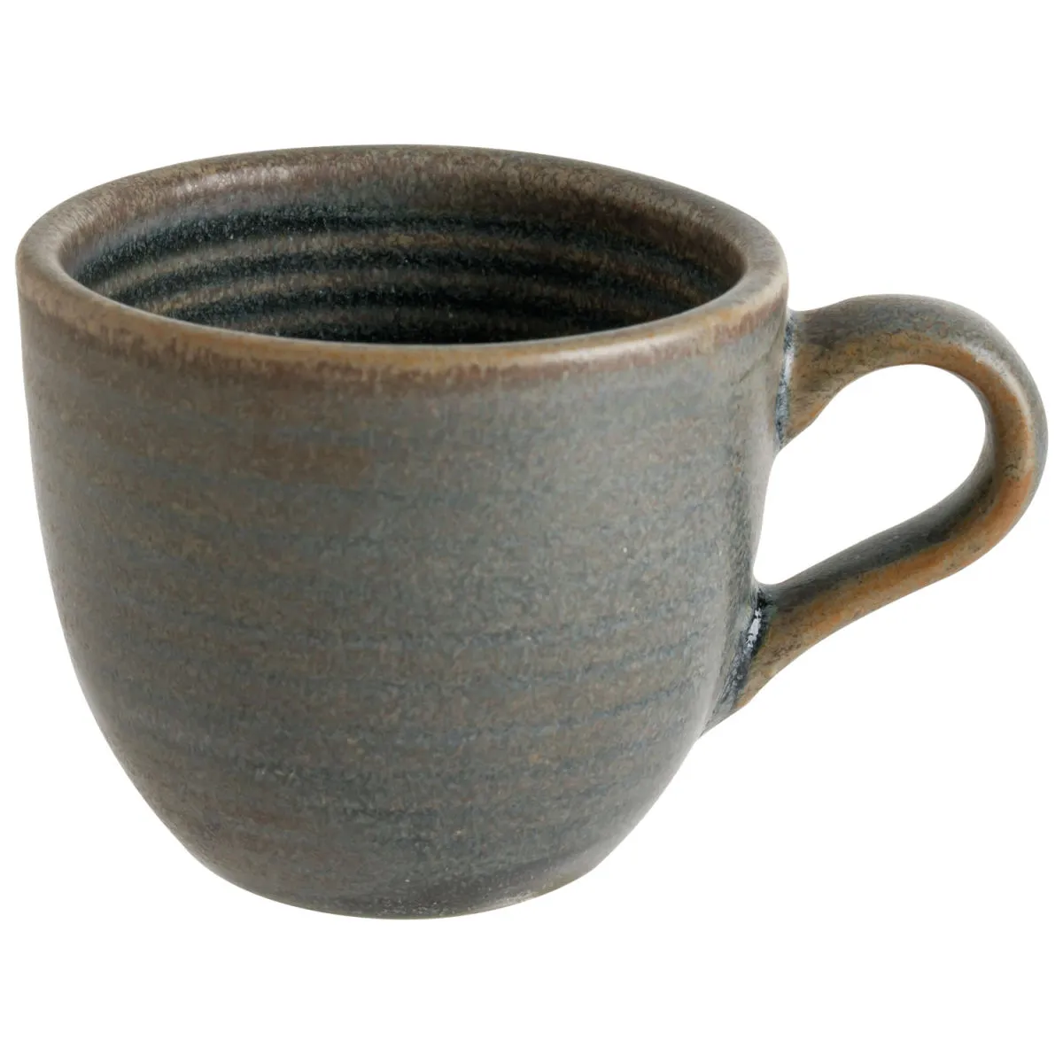 6x Bonna Tazza da espresso Hornfels Ripple; 100 ml, 6.3x5.4 cm (ØxH); grigio; 6 pz. / Pacco - immagine 1