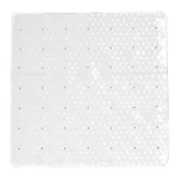 Tappeto bagno antiscivolo doccia (53x53x0,7cm) SOLID Bianco TADO4000230 - immagine 1