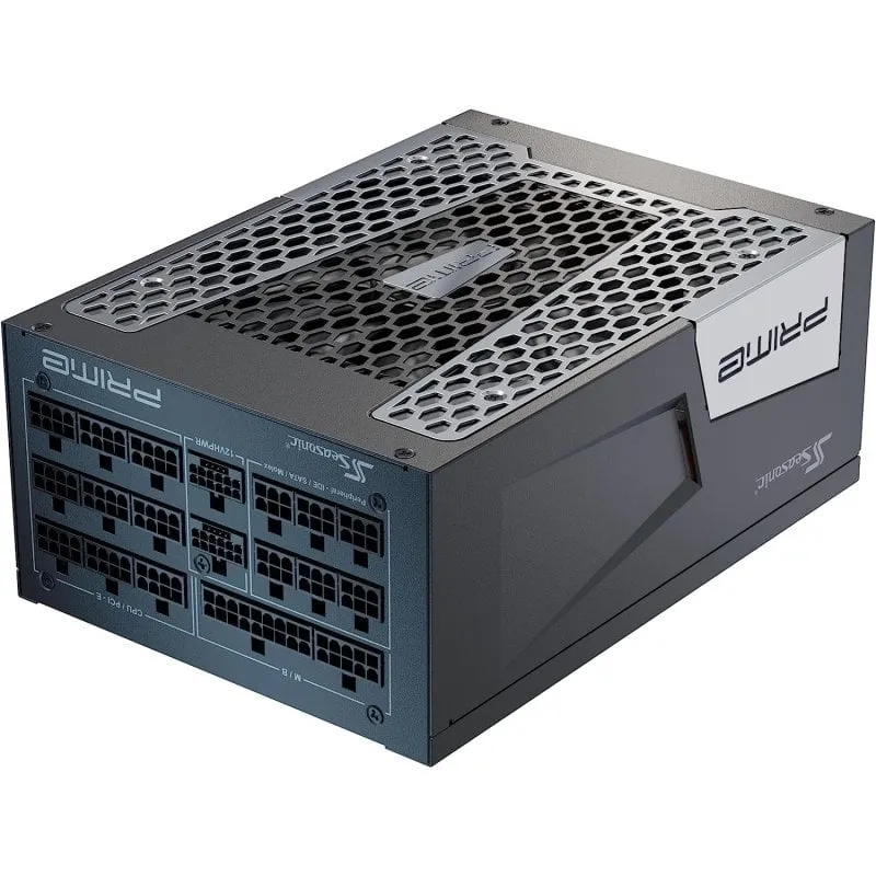 Alimentatore modulare Seasonic 1600W 80+ Platinum ATX con ventola intelligente - immagine 1