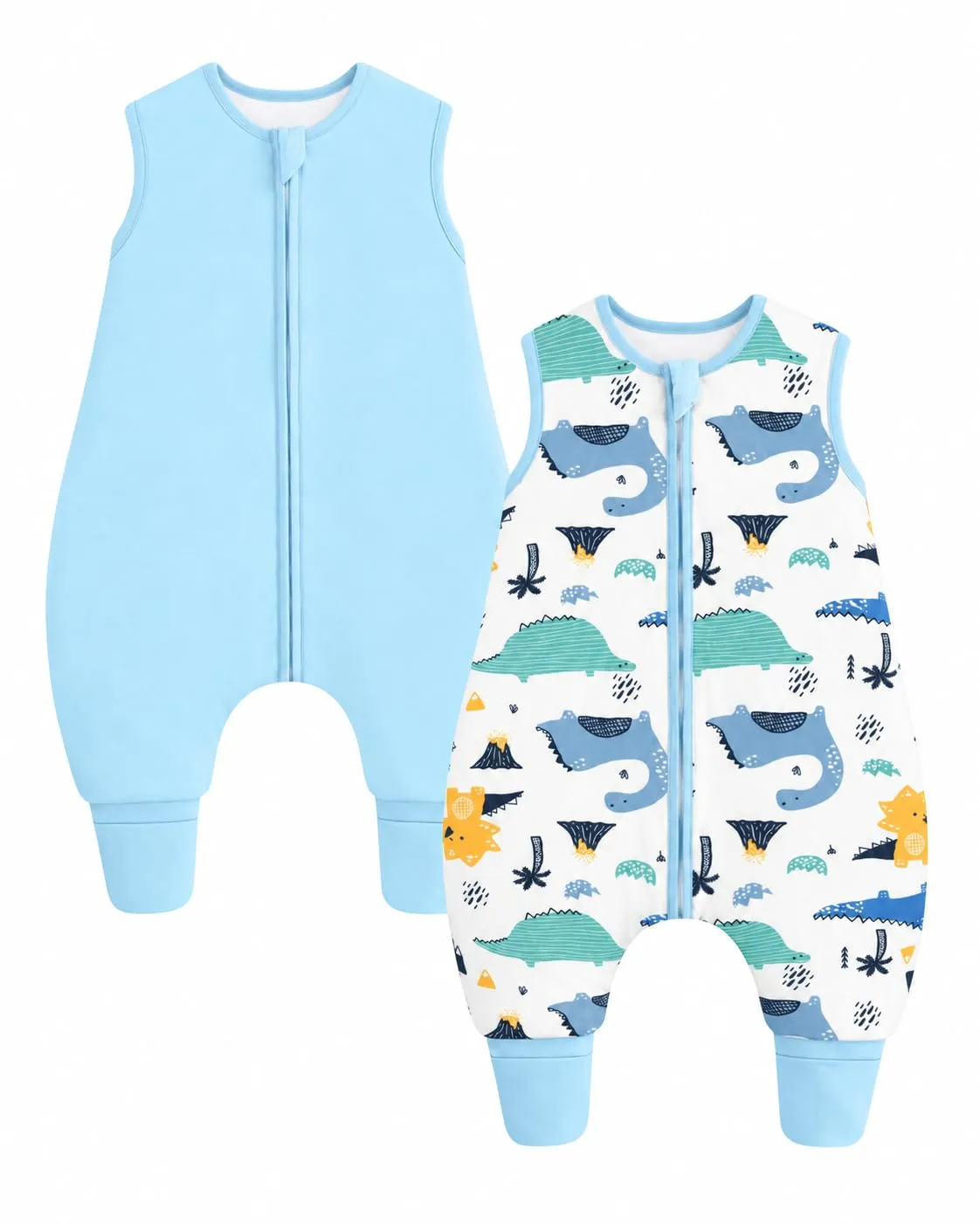 WYTbaby Set 2 sacchi nanna con piedini 1.5 Tog - immagine 1