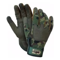 Guanti lavoro pelle sintetica (taglia xl (10) ) HIGH TECH ARMY WORK&SPORT Mimetico e Verde 07325XL - immagine 1