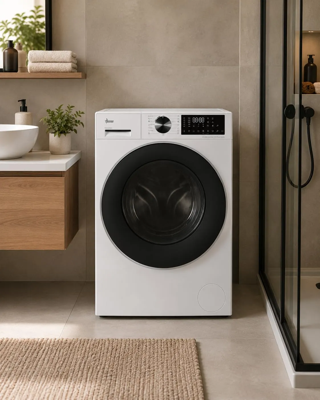 Hoover H-CARE 300 Lavasciuga 10+6 Kg, 1400 Giri, Classe A, Bianca - immagine 2
