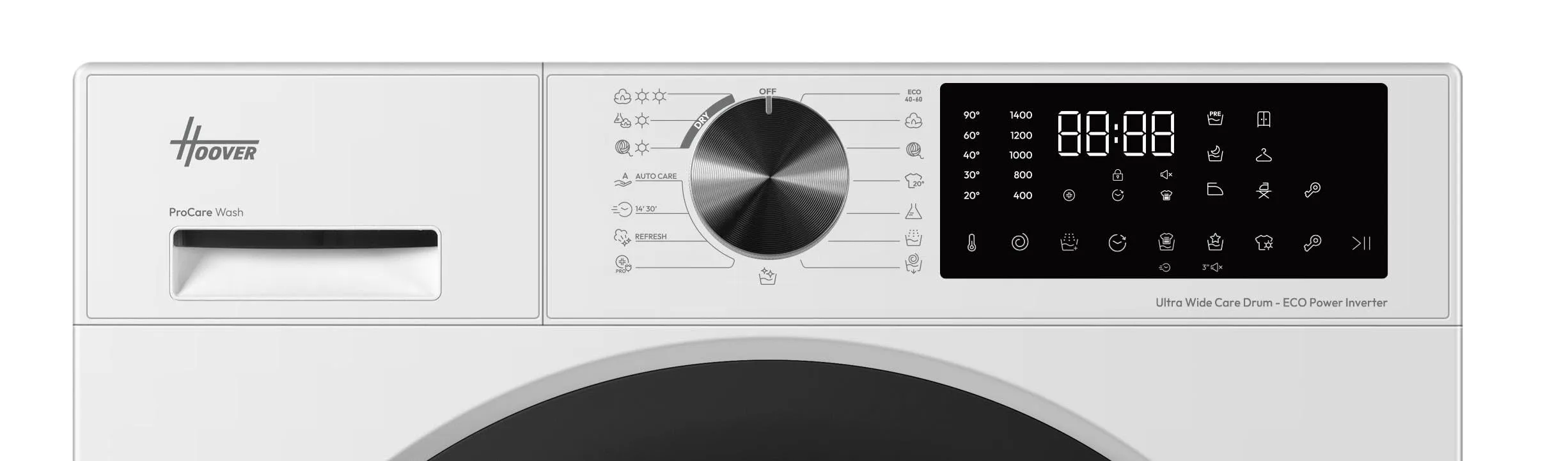Hoover H-CARE 300 Lavasciuga 10+6 Kg, 1400 Giri, Classe A, Bianca - immagine 7