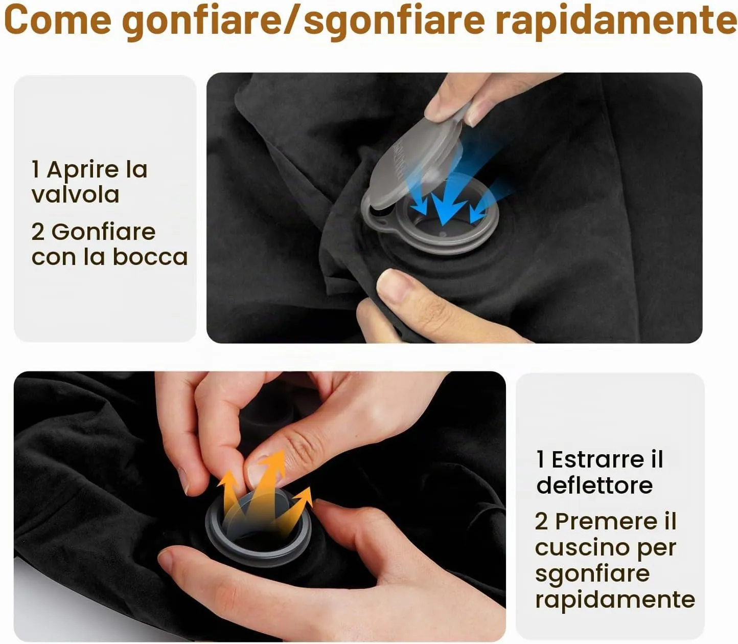 Maliton Poggiapiedi, poggiapiedi gonfiabile per aereo, cuscino da viaggio per bambini, altezza regolabile, poggiagambe per auto, treno, ufficio, pieghevole e portatile da viaggio (nero, 1 pezzo) - immagine 4