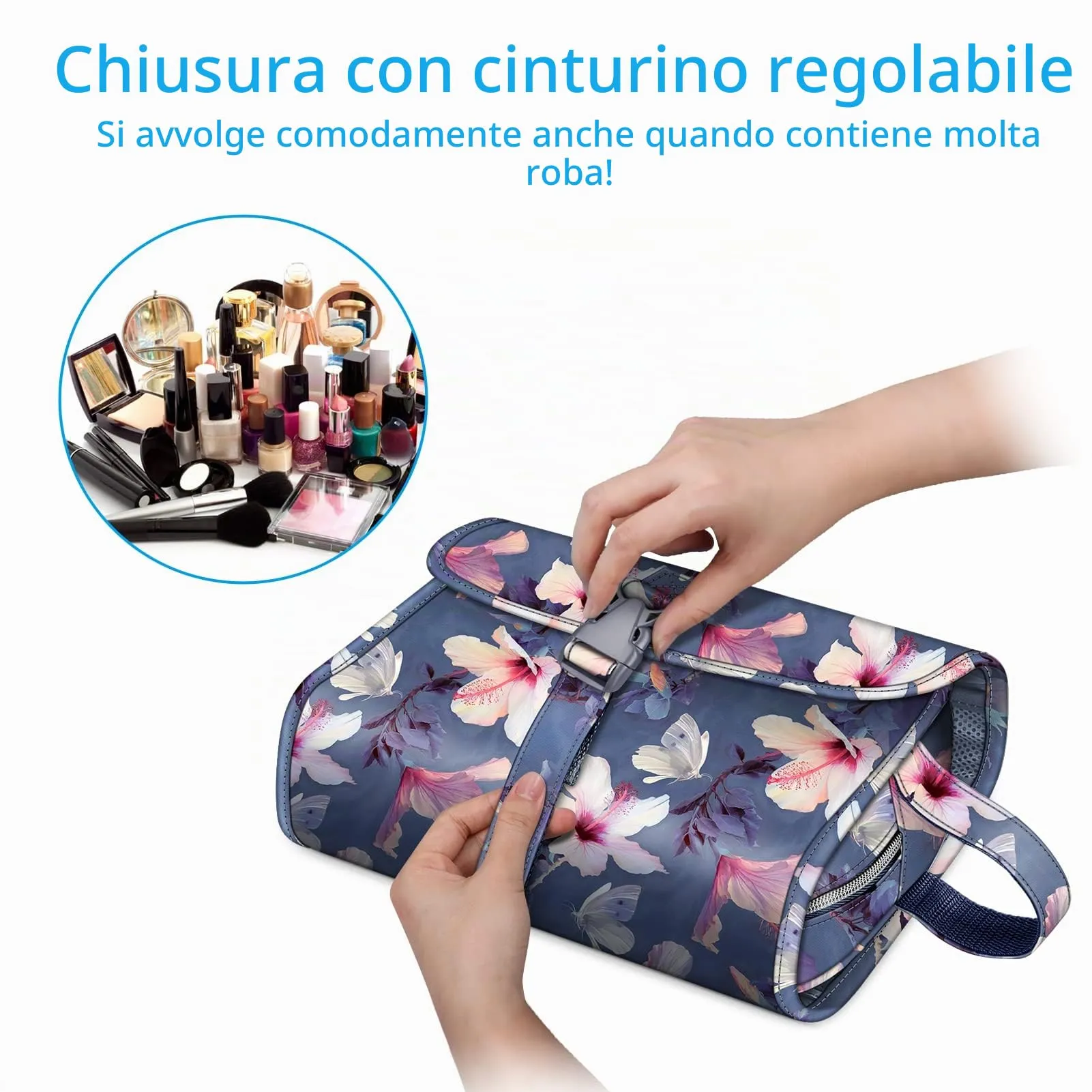 FINTIE Beauty Case da Viaggio Portatile Trucco - immagine 3