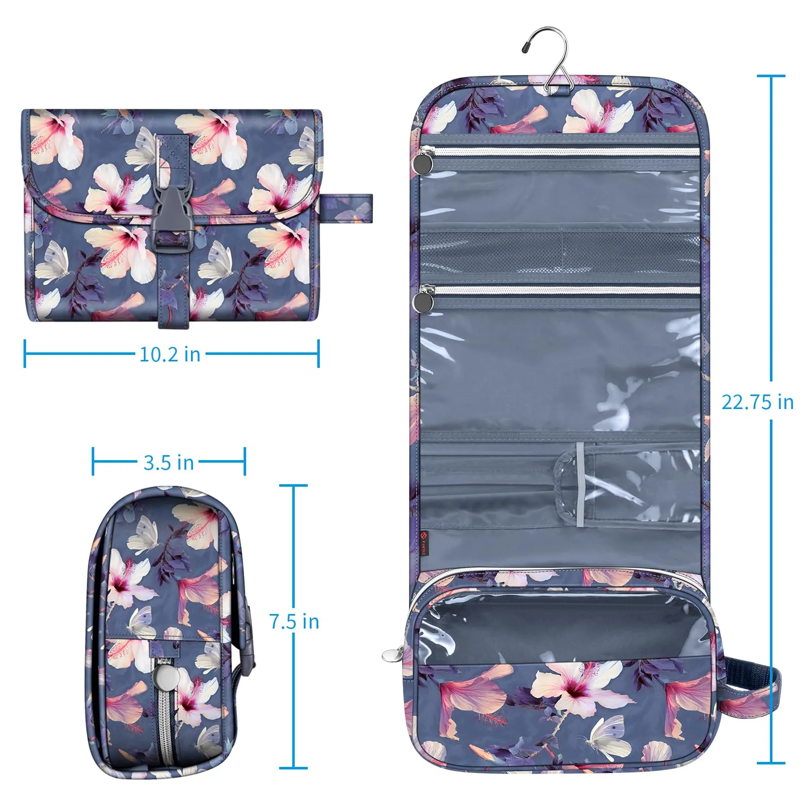 FINTIE Beauty Case da Viaggio Portatile Trucco - immagine 7