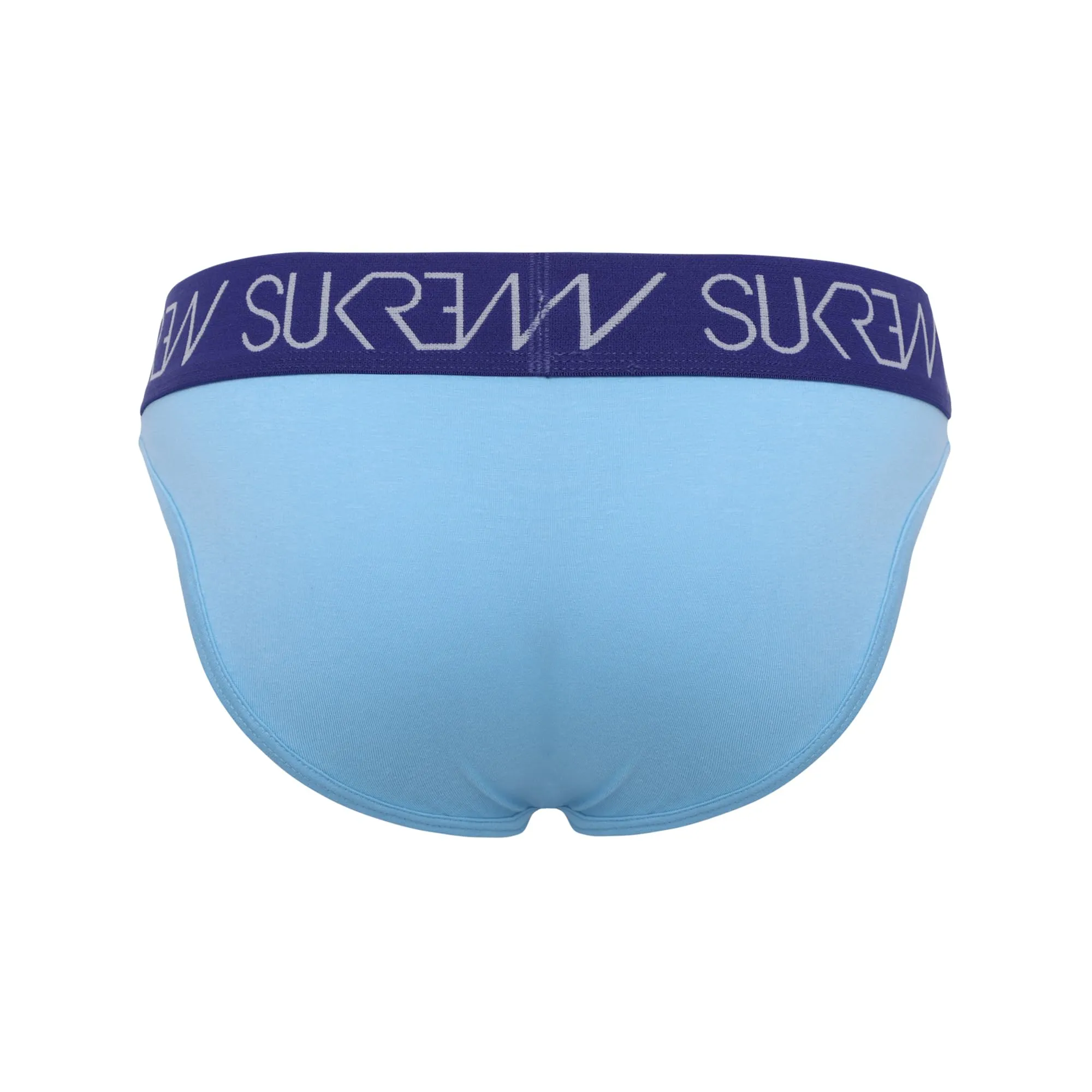 SUKREW - Intimo da Uomo Slips - Classic Brief Sky Blue - 1x Taglia S - immagine 4