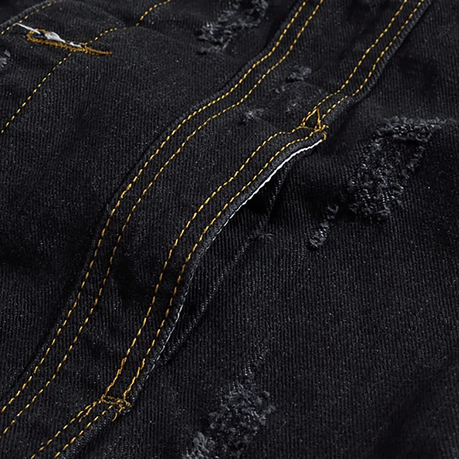 Gilet in jeans da uomo, mimetico, per il tempo libero, per fotografo, senza maniche, per attività all'aria aperta, campeggio, multi-tasca, senza maniche, gilet in jeans, Nero , XXL - immagine 4