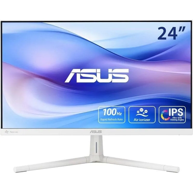 Monitor PC ASUS VU249HFI-W 23.8" FullHD 100Hz IPS Eye Care+ 1ms HDMI Bianco - immagine 1