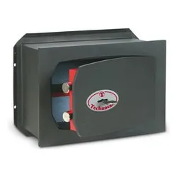 Cassaforte a chiave incasso muro (26x15x18cm) TECHNOSAFE Grigio scuro TK0 - immagine 1