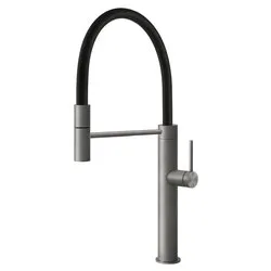 Miscelatore lavello doccetta estraibile 316 KITCHEN Steel brushed 60010 239 - immagine 1