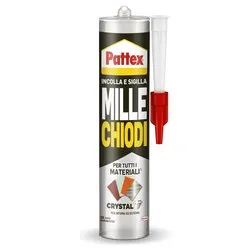 Colla montaggio Crystal MILLE CHIODI (290gr) Trasparente 2708135 - immagine 1