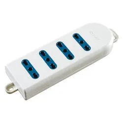 Multipresa tavolo 4P 10/16A senza cavo alimentazione Bianco PP0370 1X - immagine 1