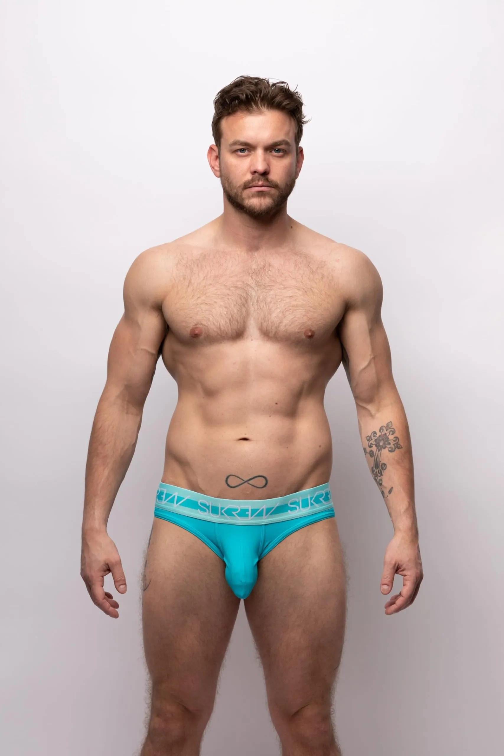 SUKREW - Intimo da Uomo Slips - Classic Brief Scuba Blue - 1x Taglia M - immagine 7