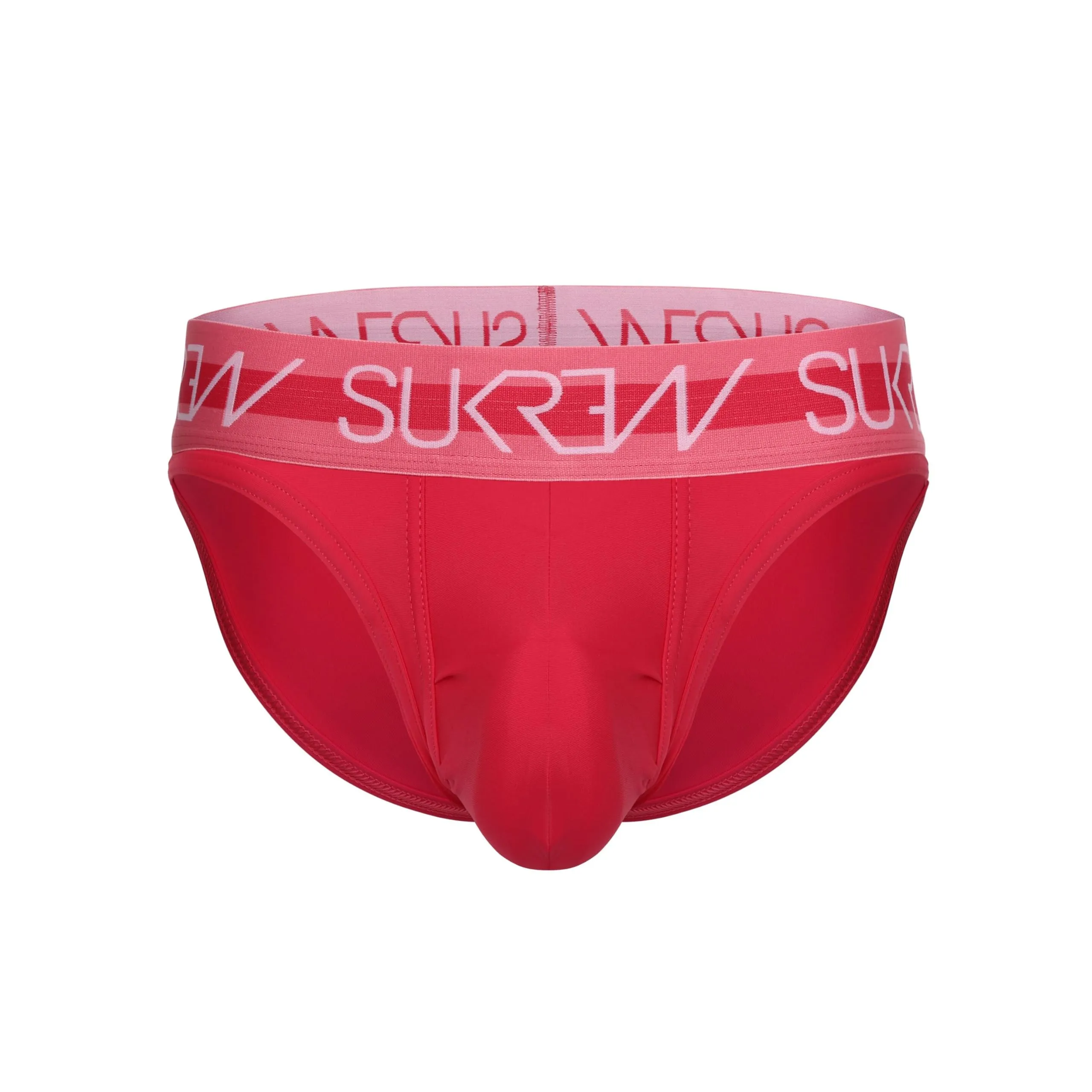 SUKREW - Intimo da Uomo Slips - Classic Brief Deep Coral - 1x Taglia M - immagine 1
