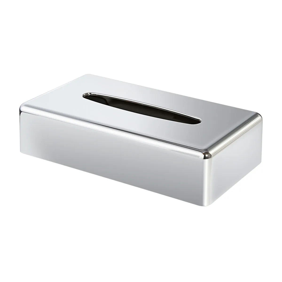 6x CORBY Porta fazzoletti Kleenex da tavolo Devon ; 0 ml, 6x25.5x14 cm (LxLxH); cromato; 6 pz. / Pacco - immagine 1