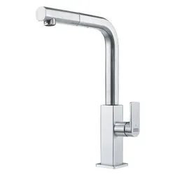 Miscelatore lavello doccetta estraibile MYTHOS Inox spazzolato 115 0547 853 - immagine 1